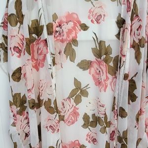 Band of Gypsies Sweaters - Band of Gypsies Floral Kimono Size Large Band of Gypsies Sweaters - Band of Gypsies Floral Kimono Size Large